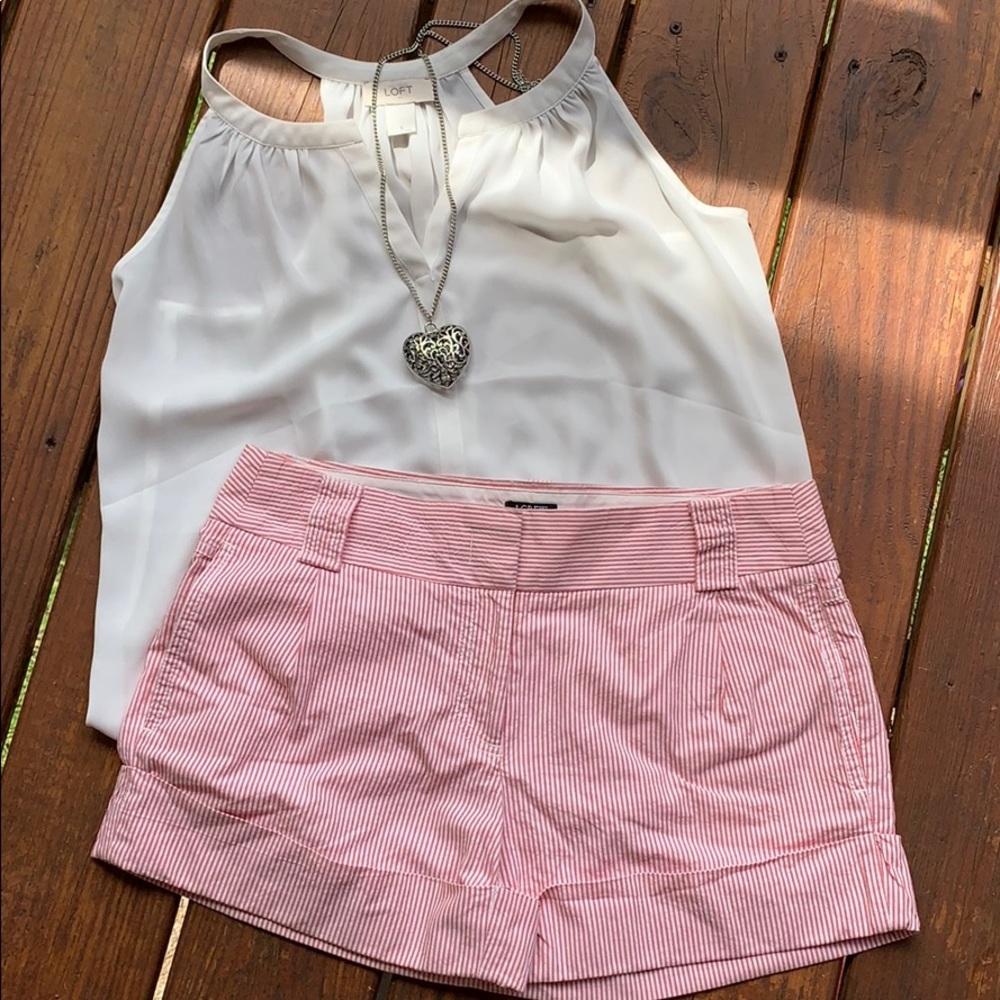 J. Crew Seersucker City Fit Shorts